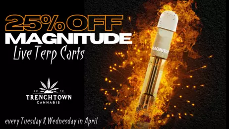 25% off Magnitude Live Terp Carts