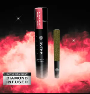 (each) Rythm Remix Infused Pre-Roll Strawberry Sour Diesel (S) 1g