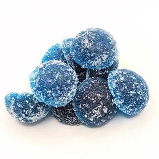 (1.0g) Sour Gummy Blue Raspberry (Kronic Kandiez) THC