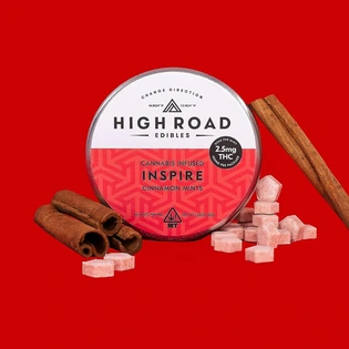 (each) High Road - 40PK Inspire Cinnamon Mints