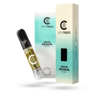 (0.85g) City Trees Jack Herer Vape Cart 850mg