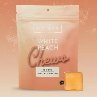 (each) 100MG WHITE PEACH CHEWS