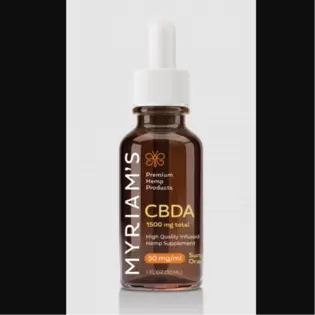 (each) Myriam's CBDA Olive Oil 1500mg (50mg/ml) $90