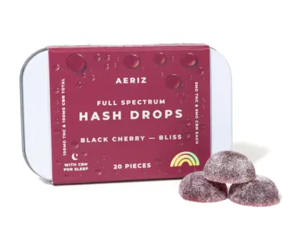 (0.1g) Black Cherry Cake Breath Hash Drops (100mg)