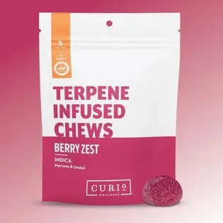 (each) 50MG BERRY ZEST INDICA TERP INFUSED CHEWS