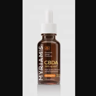 (each) Myriam's CBDA Olive Oil Sunrise Orange 1500mg (50mg/ml) $92