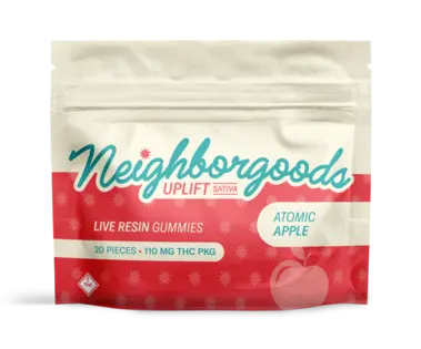 (0.1g) Neighborgoods | Atomic Apples | Live Resin Gummies [98.40mg]