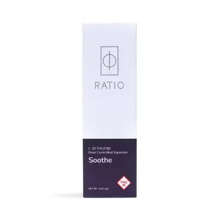 (g) RATIO 0.5G SOOTHE 1:20 DISPOSABLE VAPE