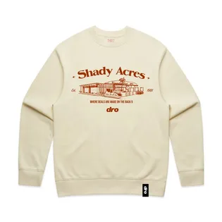 (m) DRO - Shady Acres - Crew Neck - Sweatshirt - BUTTER - MD