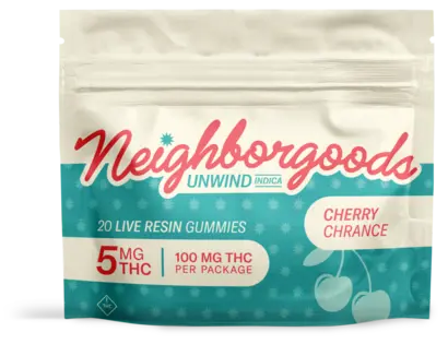 (0.1g) Neighborgoods | Cherry Chrance  | Live Resin Gummies [101.10mg]