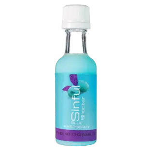 (each) Sinful Shooter - Blue Raspberry