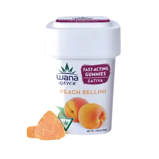 (each) Wana Peach Bellini Quick Gummies