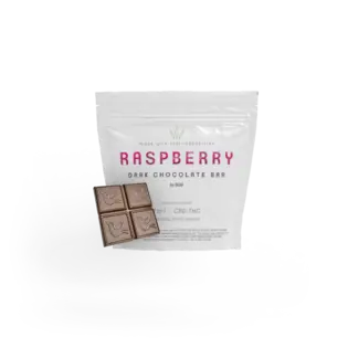 (0.1g) Raspberry Dark Chocolate | 100mg THC: 100mg CBD | Chocolate | Nature's Grace