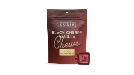 (0.25g) Curio | Gummies | Black Cherry Vanilla Chews 250mg