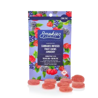 (0.11g) Sweet Jamberry Fruit Chews [1:1 THC:CBN] 10pk 100mg | 1 Day | 560518