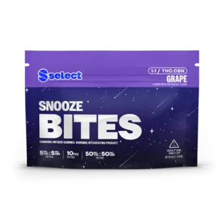 Select Snooze Bites Grape 5mg THC 5mg CBN