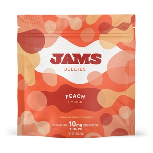 (each) Peach 10pk Classic Jellies 100mg