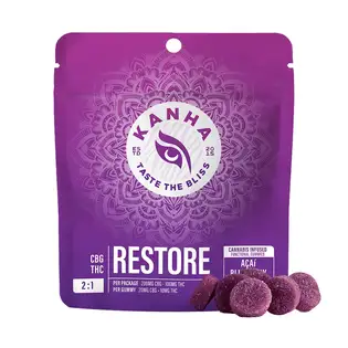 (each) Harmony Restore 2:1 Acai Blueberry [10pk] (200mg CBG /100mg THC)