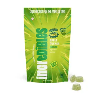 (0.11g) Super Sour Apple Pucker Gummies 10pk 110mg | 1 Day | 761203