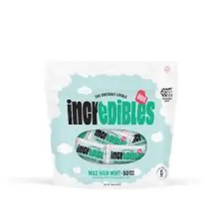 (0.05g) Incredibles Chocolate Bites Mile High Mint (H) 50mg