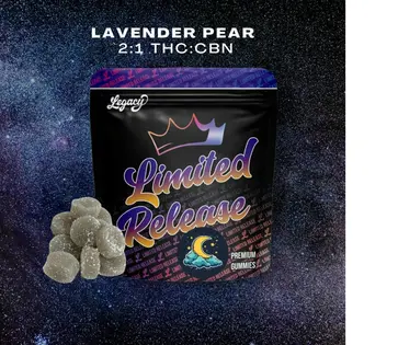 (each) Lavender Pear CBN 10pk [10mg], Gummies