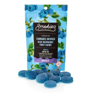 (0.11g) Sweet Blue Raspberry Fruit Chews 10pk 100mg | 1 Day | 480007