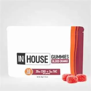 (0.1g) Blood Orange | 500mg CBD: 100mg THC | Gummies | In House