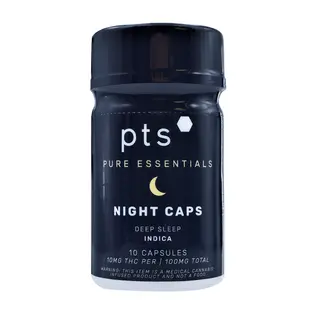 (each) Night Caps - Indica [10pk] (100mg)