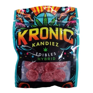 (1.0g) Sour Gummy Cherry (Kronic Kandiez) CBD 1:1