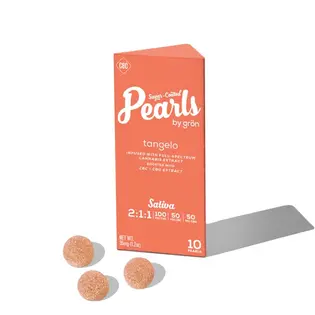 (0.11g) Tangelo Pearl Gummies [2:1:1 THC:CBC:CBG] 10pk 100mg | 1 Day | 935305