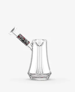 Black, Red, and White Bubbler