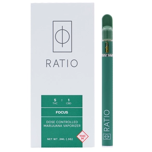 (g) RATIO 0.5G FOCUS 5:1 DISPOSABLE CART