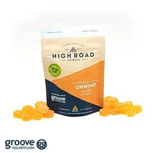 (3.54g) Groove x HRE Mango (Blueberry Muffin) Solventless Gummies