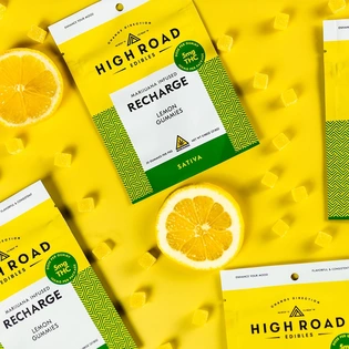 (each) High Road | Recharge Lemon Gummies | 20 pk.