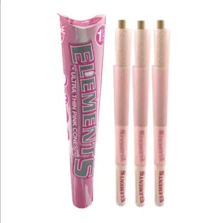 Elements | PINK 1 1/4" Pre-rolled Cone 6pk