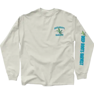 (each) Showgirl L/S Natural Tee - X-Large