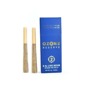 (each) Ozone Infused Garlic & Bananas Pre-Roll 2pk (1g total)