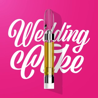 (0.5g) Cartridge | Crystal Clear | Wedding Cake [Distillate]