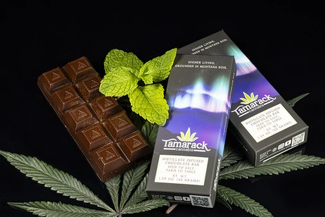 (each) *MEDICAL ONLY* THC - Mint Dark Chocolate Bar