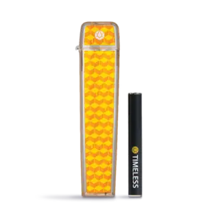 Yellow Half Gram Flip Case & Black Battery Combo