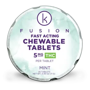 (0.1g) Blue Mint | 100mg | Chewable Tablet | Kalm