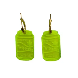 (green) Soda Huggies | Earrings