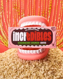 (0.1g) Incredibles Strawberry Crunch 10pk Chocolate 100mg