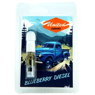 (g) Blueberry Diesel Vape Cart