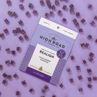 (each) High Road - Realign Huckleberry 1:1 CBD Gummies