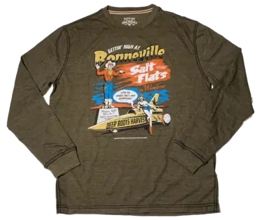 (each) Bonneville L/S Loden Tee - Medium