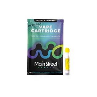 (1.0g) Main Street Health | Cartridges |  Maui Wowie Artifact | 1g