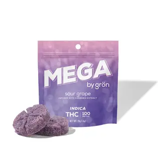 (20.0g) THC Sour Grape Mega - Indica