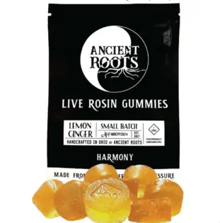 (0.11g) Lemon Ginger Live Rosin Gummies 10pk 100mg | 1 Day | 984909