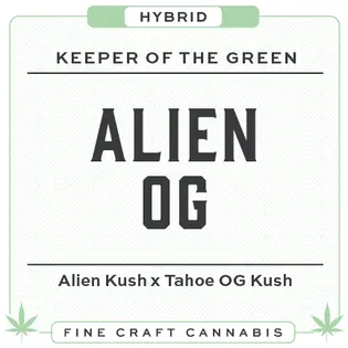 (g) Alien O.G. Kush Pre-Roll